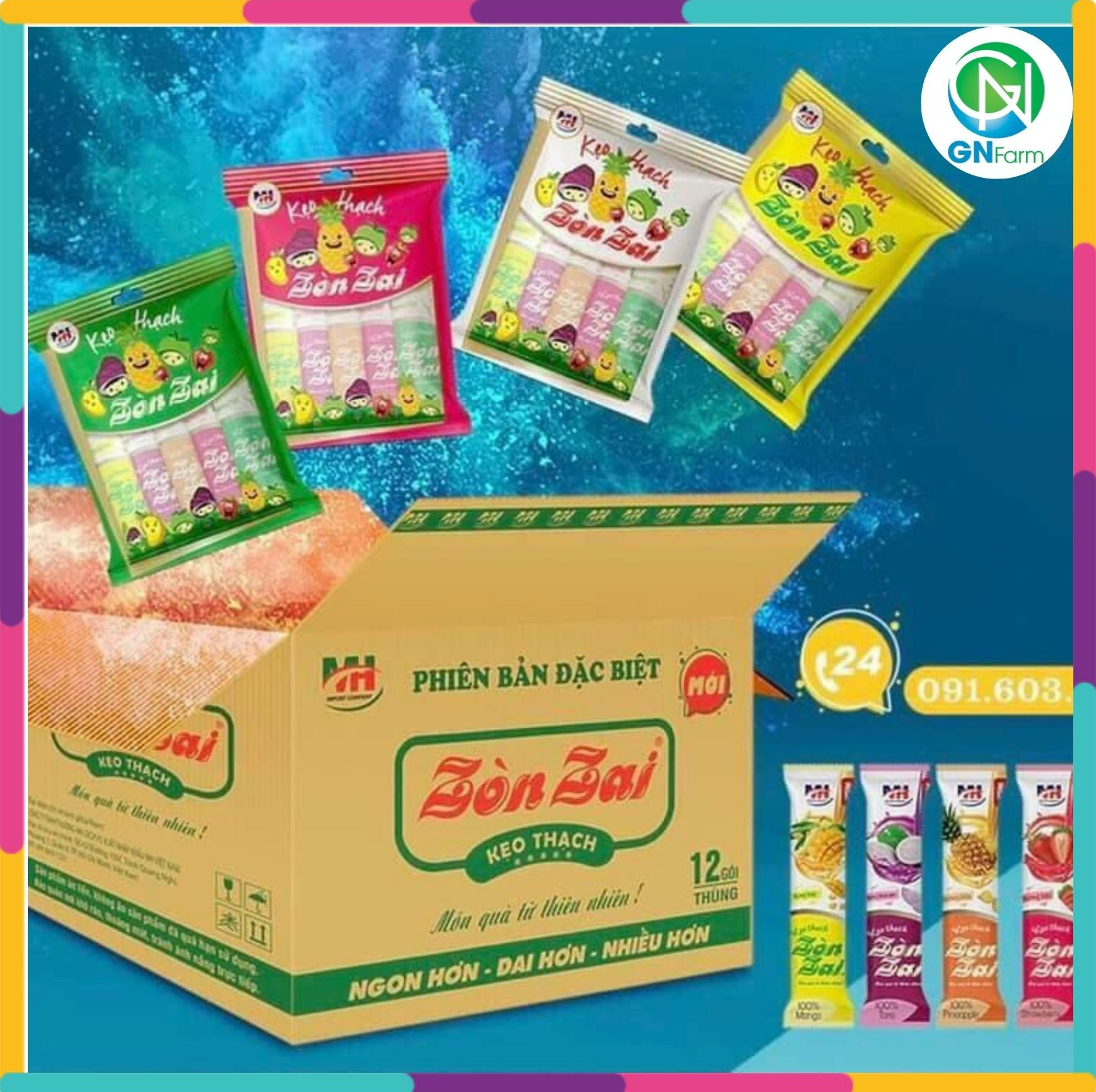 Thạch Trái Cây Thạch Zòn Zai Thạch Zai Zai Đủ Loại Thạch Rau Câu Sinh Tố Ngũ Vị Siêu Ngon