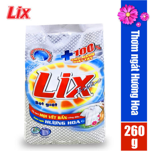 Bột giặt Lix Extra Hương Hoa 260g EB260