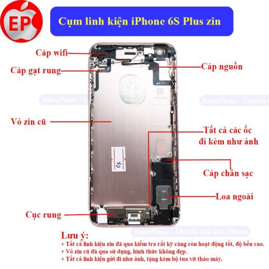 Cụm dưới iPhone 6, 6S, 6 Plus, 6S Plus kèm linh kiện ZIN BÓC MÁY