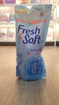 Nước xả vải Fresh Soft 600ML Màu Xanh Morning Kiss