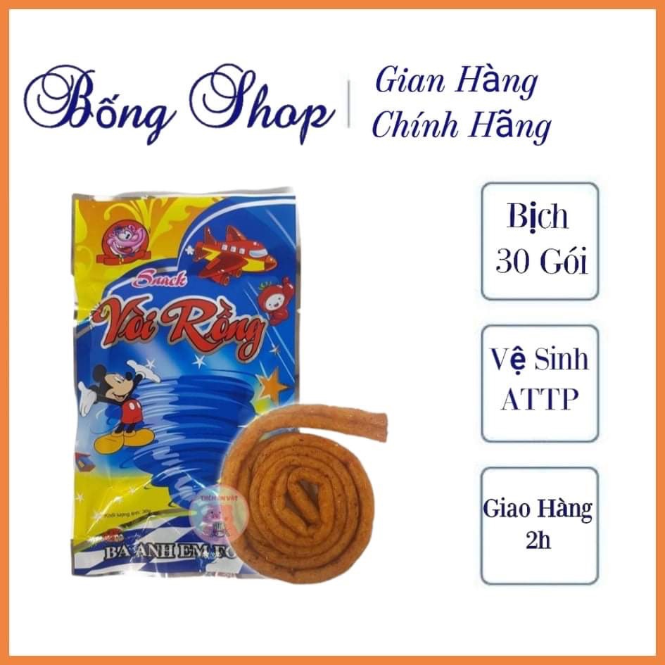 30 gói snack vòi rồng chua cay