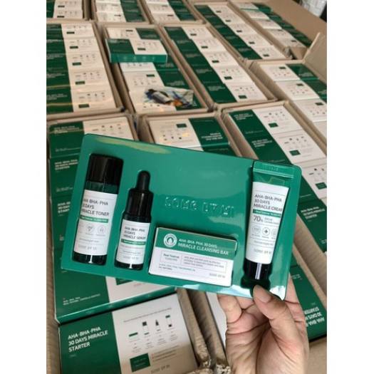 SET 4 MÓN AHA-BHA-PHA 30 DAYS MIRACLE STARTER SOME BY MI