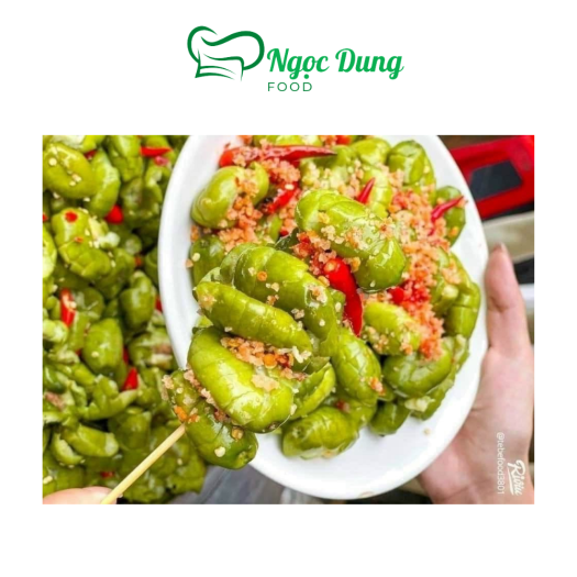 Cà na thái đập dập xốc muối ớt 500g