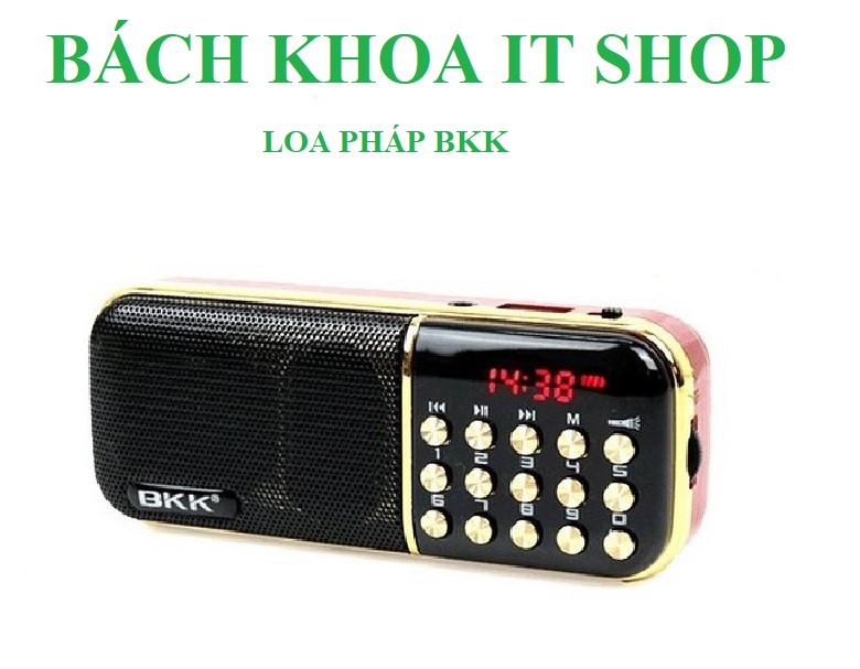 Loa đài bkk 851 2 pin siêu khỏe, nghe pháp niệm phật, giúp bé học tiếng anh, hỗ trợ thẻ nhớ/đài fm
