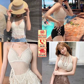 Áo Đi Biển Nhiều Mẫu Áo Ngực Ren Len Móc Đi Biển
