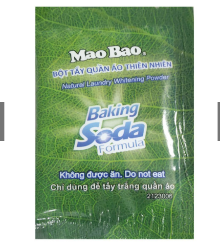 Bột tẩy trắng quần áo Maobao chiết xuất thiên nhiên Gói 12g
