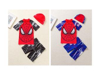 Bộ đồ bơi hình người nhện kèm nón bơi cho bé