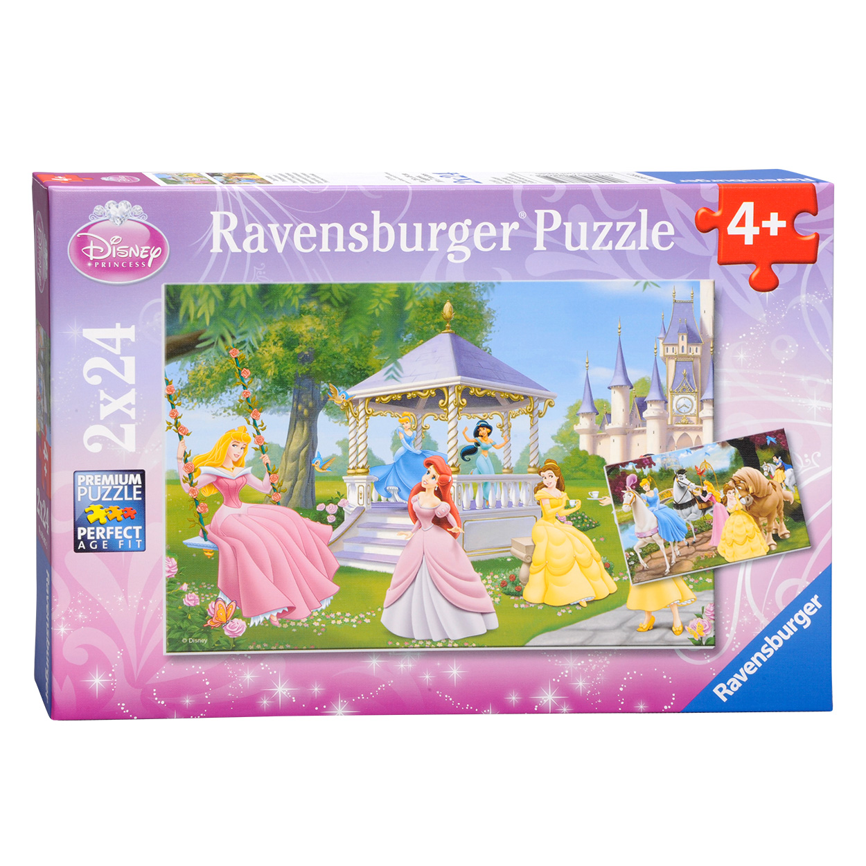 Bộ xếp hình puzzle Ravensburger Enchanting Princesses 2 bộ 24 mảnh RV08865 2