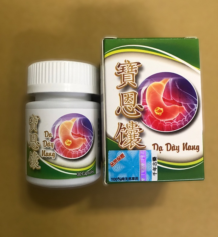 Dạ Dày Nang 30 Viên- đ.au do vi.êm loét dạ dày,tá tràng cấp và mãn tính,trào ngược dạ dày
