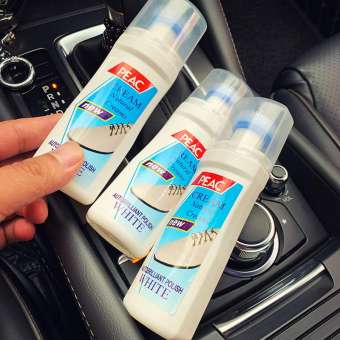 Chai lọ Tẩy Trắng Giày Plac Có Chổi Đầu-Lọ Nước lau giày tẩy trắng Plac đa năng (100ml)