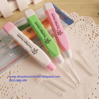 Lấy ráy tai có đèn - vỉ 3 đầu thay thế