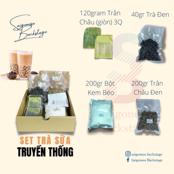 SET TRÀ SỮA TRUYỀN THỐNG TỰ NẤU (6-8 người dùng)