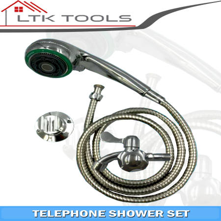 LTK Rainfall Shower Head with 2 Way Faucet Set