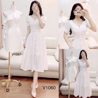 Đầm Voan trắng công chúa đẹp sang chảnh