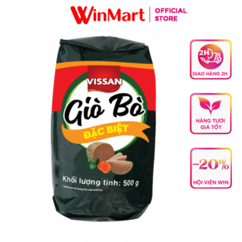 Giò bò VISSAN đặc biệt cây 500g