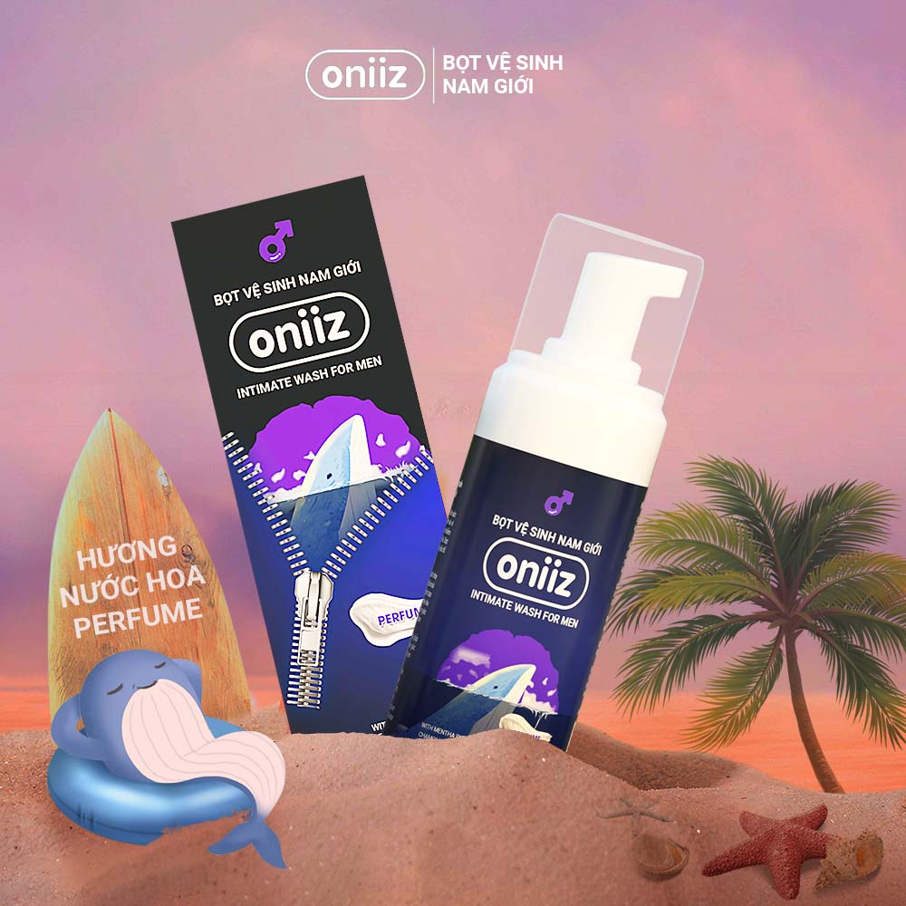 Bọt vệ sinh nam giới Oniiz - Dung dịch vệ sinh nam tạo bọt 100ml
