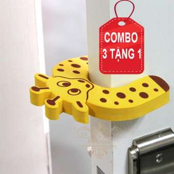 Combo 4 Chặn Cửa Mút Ngăn Cửa Xốp Cao Su Chặn CửaChống sập cửa Giảm ồn