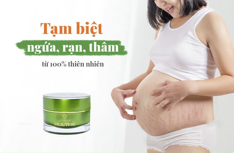 Kem rạn da multi 16 sạch rạn sạch thâm, các loại dị ứng, ghẻ ngứa, mề đay dành cho mẹ bầu, mẹ sau sinh, em bé hăm tả