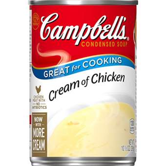 Súp gà hiệu Campbell's Condensed Cream of Chicken Soup - Hàng USA 298g