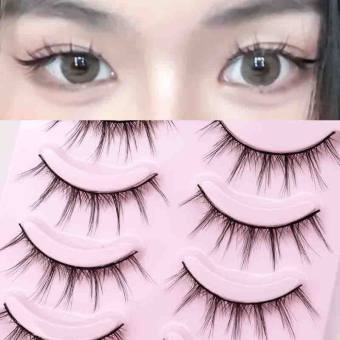 3D Mi Giả Chồn-5 cặp/hộp -Giá sỉ Lông Mi Giả Hộp hồng