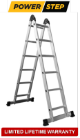 Power Step Aluminum Dual Ladder 6/12ft