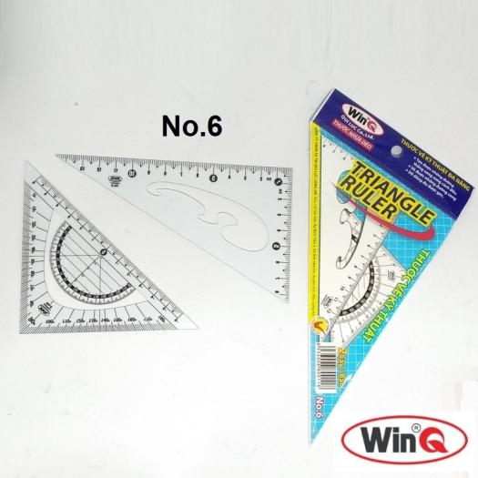 Bộ 2 thước Eke vẽ kỹ thuật WinQ No.6 - No.5