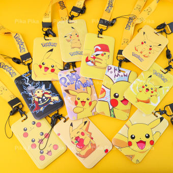 Dây đeo thẻ và bảng tên PIKACHU nhiều mẫu dễ thương cute TY0262