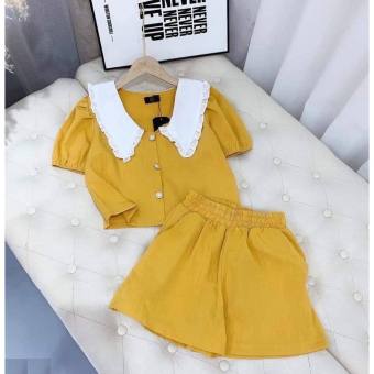 Set quần short áo tay lỡ đa dạng màu sắc