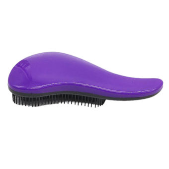 Baoblaze Hairbrush Free Hair Combs Unique Grip Detangling Comb Purple