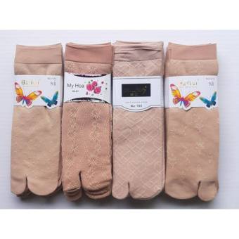 Sỉ 10 đôi vớ tất chân xỏ ngón dầy (vớ xốp tốt)