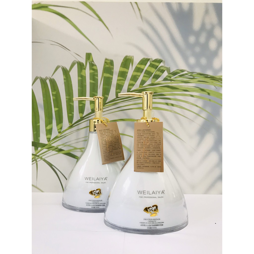 Dầu ủ hấp bùn Weilaiya 500ml giúp phục hồi tóc hư tổn kích thích mọc tóc và dưỡng tóc óng ả