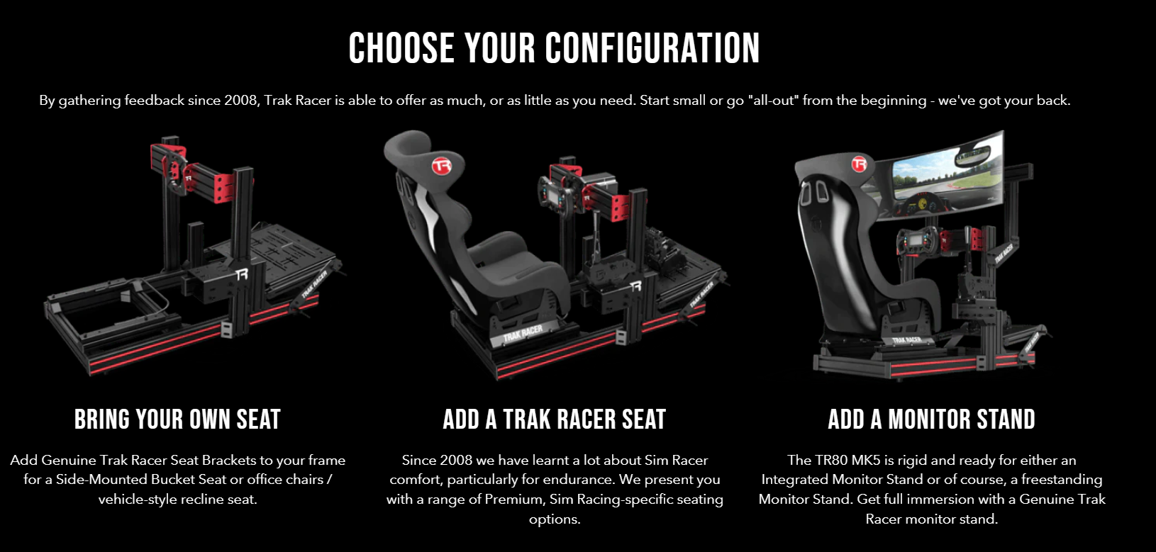 Trak Racer TR80 MK5 Racing Simulator / simulator / racing rig 