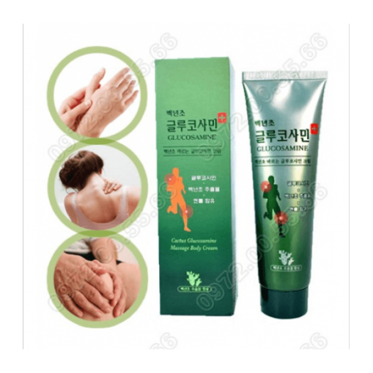 DẦU XOA BÓP, DẦU LẠNH GLUCOSAMINE HÀN QUỐC (TUÝP 150ML)
