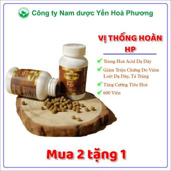 Dạ dày vị thống hoàn ,Hỗ trợ điều trị viêm loét dạ dày,đại tràng,trào ngược, diệt vi khuẩn HP1B