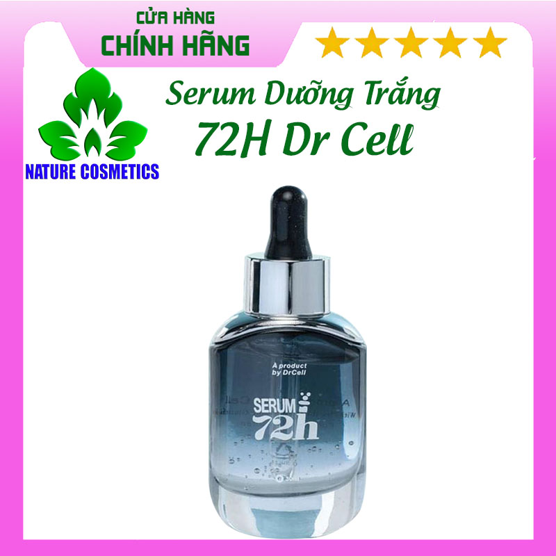 Serum dưỡng trắng da dr cell, cấp ẩm, trắng nhanh, căng bóng cho mọi loại da, chai 30ml