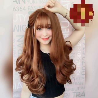 Tóc giả xoăn ❤️FREESHIP❤️ nguyên đầu xoăn dài tơ cao cấp