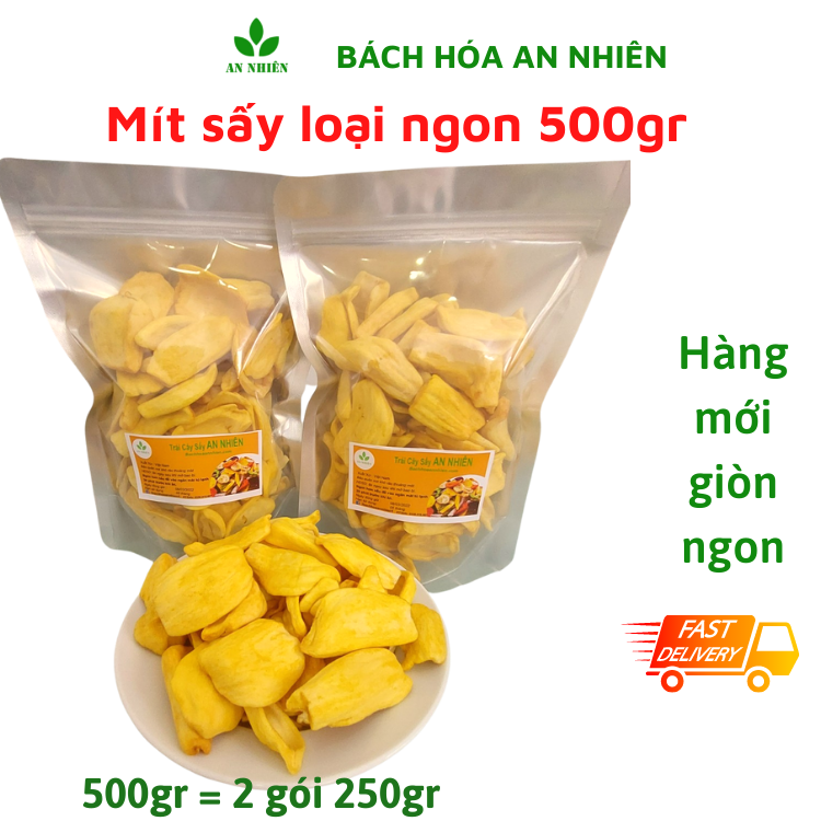 Mít sấy khô hàng nguyên An Nhiên giòn ngọt 500gr