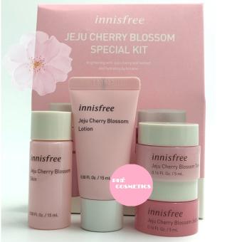 Bộ Sản Phẩm Dưỡng Ẩm Trắng Da Innisfree Hương Hoa Anh Đào Mini Innisfree Jeju Cherry Blossom Special Kit (Mini size)