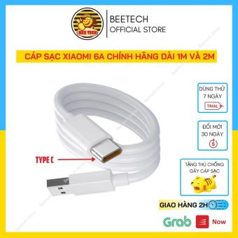 Cáp Sạc Xiaomi 6A , Dây Sạc Nhanh  Chân Type C Dài 1M Và 2M - Beetech