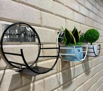 Giỏ hoa bán nguyệt Chi An -Sơn chống gỉ đủ màu - Thiết kế tinh tế, sang trọng - Đã có miếng dán - Không ưng hoàn tiền;