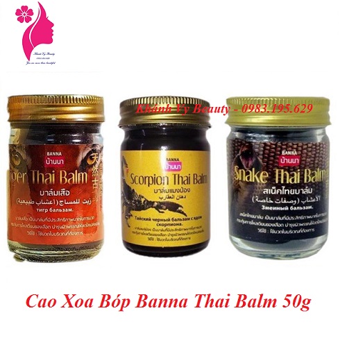 Cao xoa bóp xương khớp banna thai balm 50g