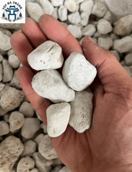 Đá Lông Vũ - Nham Thạch Trắng 500Gr