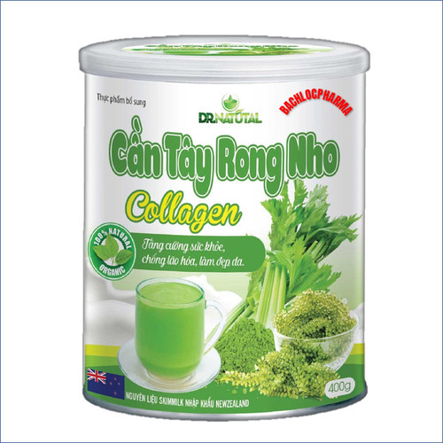 Sữa bột cần tây rong nho collagen - giúp giảm cân an toàn, hiệu quả,đẹp da, mờ nám, thải độc gan, phòng ngừa ung thư và tăng cường sức khỏe - sữa bột cần tây rong nho collagen