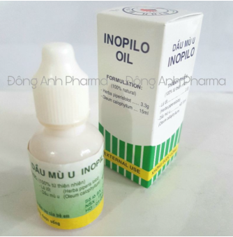 Dầu mù u Inopilo chấm bỏng/phỏng, mụn nhọt (chai 15ml) - Đông Anh Pharmart