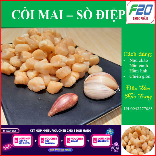 100gr sò điệp - cồi mai khô