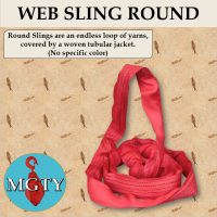 MGTY Machinery Web Sling Round 5 Tons 8 Meters Round Sling Soft Sling Lifting Strop Synthetic Round Sling