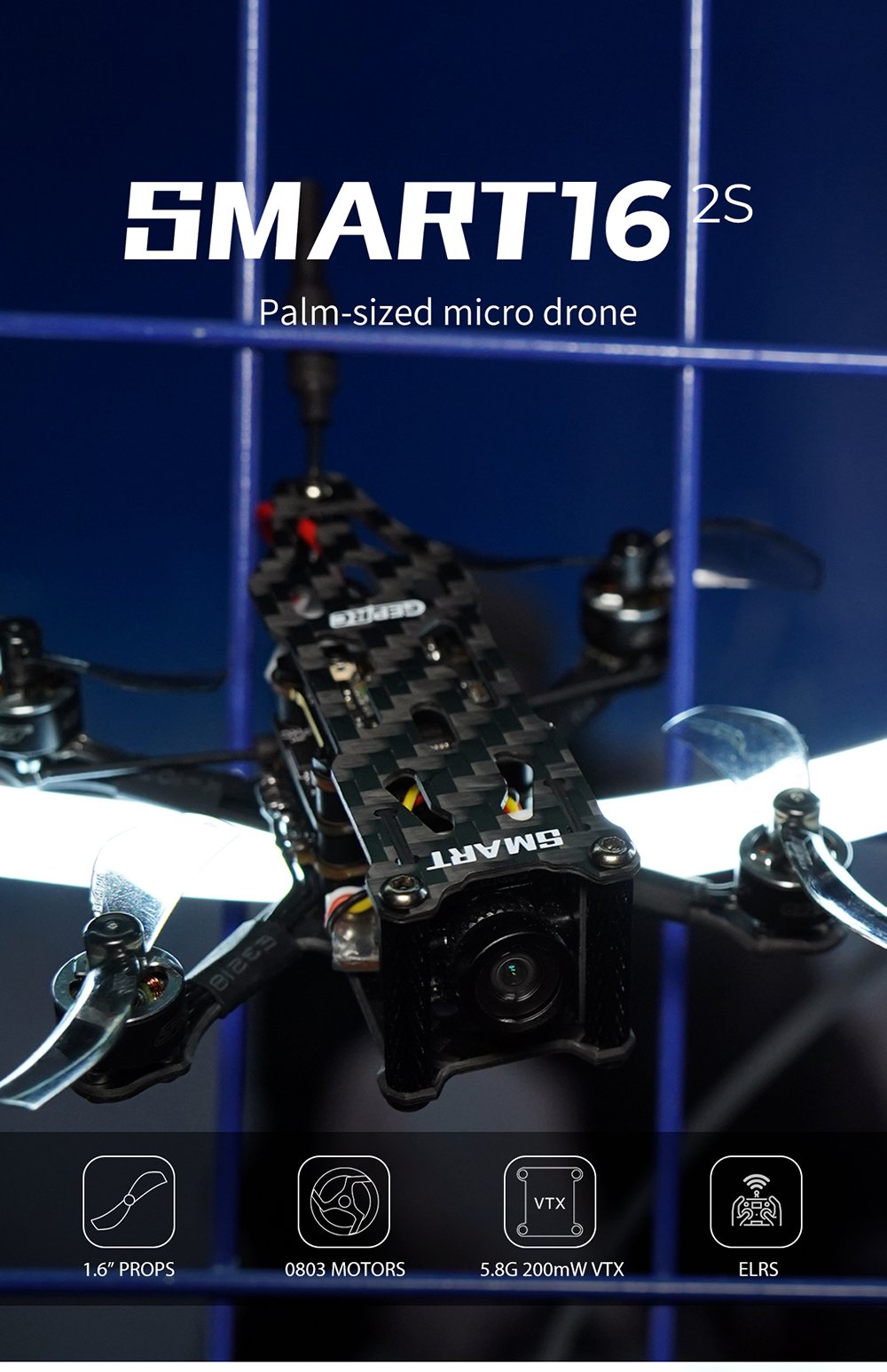 GEPRC SMART16 Freestyle FPV Drone ELRS · v25