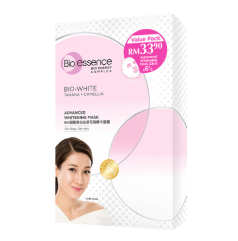 Gambar BIO ESSENCE Bio White Advanced Whitening Facial Mask (6s)