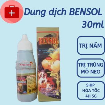 Dung dịch BenSol - Diệt trùng mỏ neo, chuyên nấm trắng, ký sinh trùng gây bệnh cho các loại cá | Hingaostore.