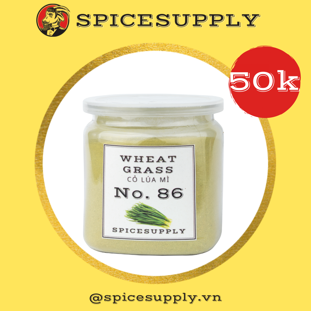 Hũ 50g Wheat Grass - Bột Cỏ Lúa Mỳ nguyên chất thải độc cơ thể, kiềm hóa chống lão hóa